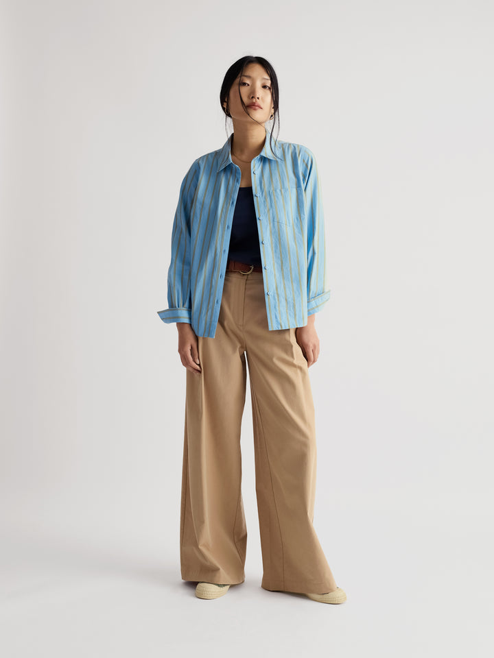 Seasalt Isla Semi-Fitted Shirt  -  Lynher Waterfall