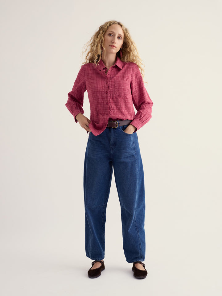 Seasalt Isla Shirt  38716  Dark Rose