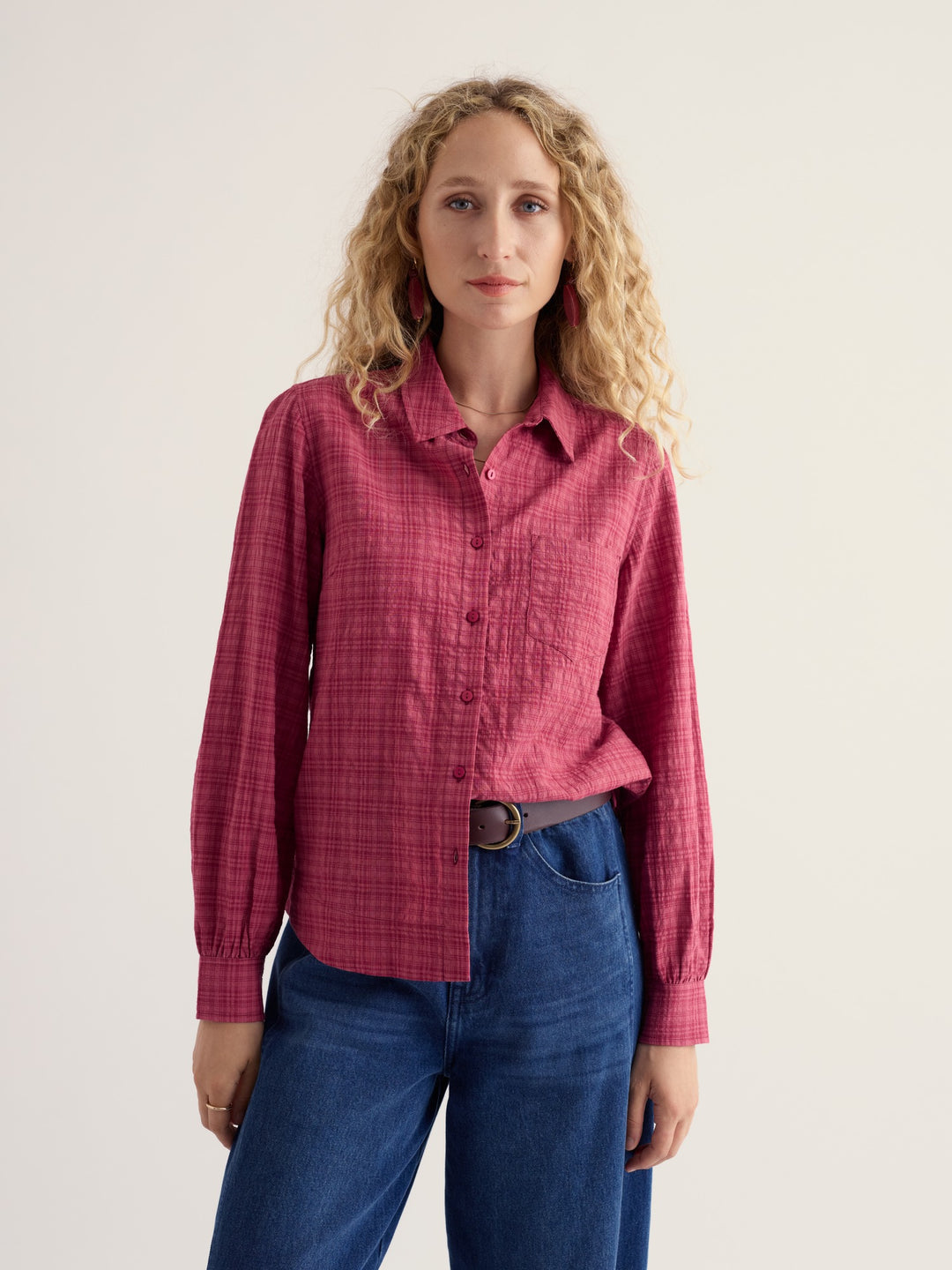 Seasalt Isla Shirt  38716  Dark Rose