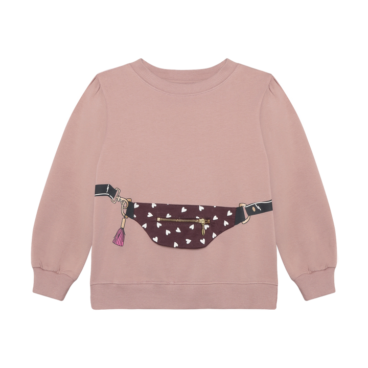 Minymo Girls Sweatshirt With Purse Detail   124459-6510