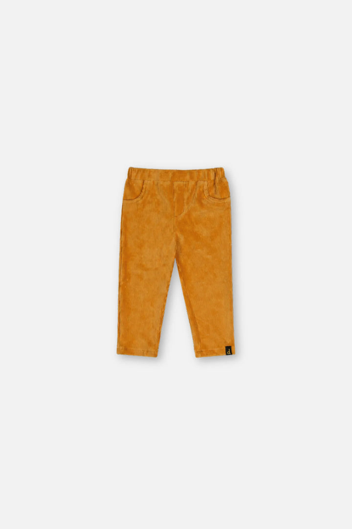 Deux Par Deux Baby Girl Stretch Velour Tregging   J20F21B   Amber Gold