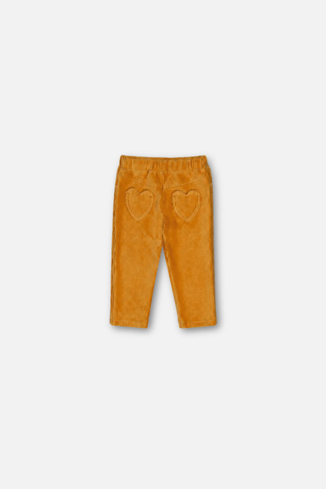 Deux Par Deux Baby Girl Stretch Velour Tregging   J20F21B   Amber Gold