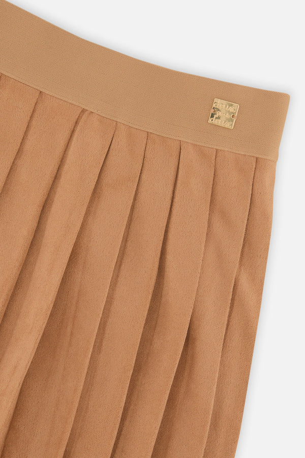 Deux Par Deux Girls Pleated Skirt    J20I81   Thrush