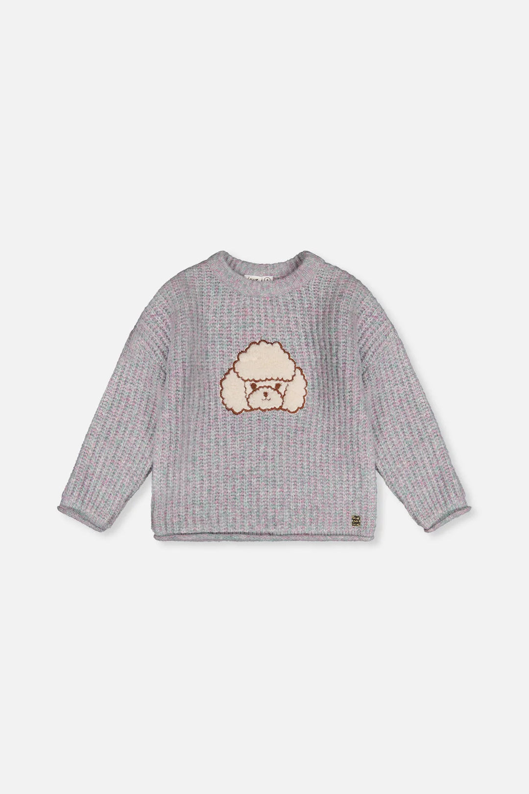 Deux Par Deux Girls Knit Sweater   J20IT33   Jadeite