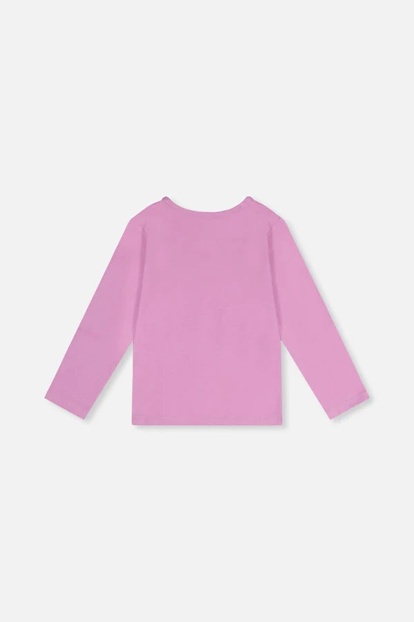 Deux Par Deux Girls Long Sleeve Jersey Tee   J20L70
