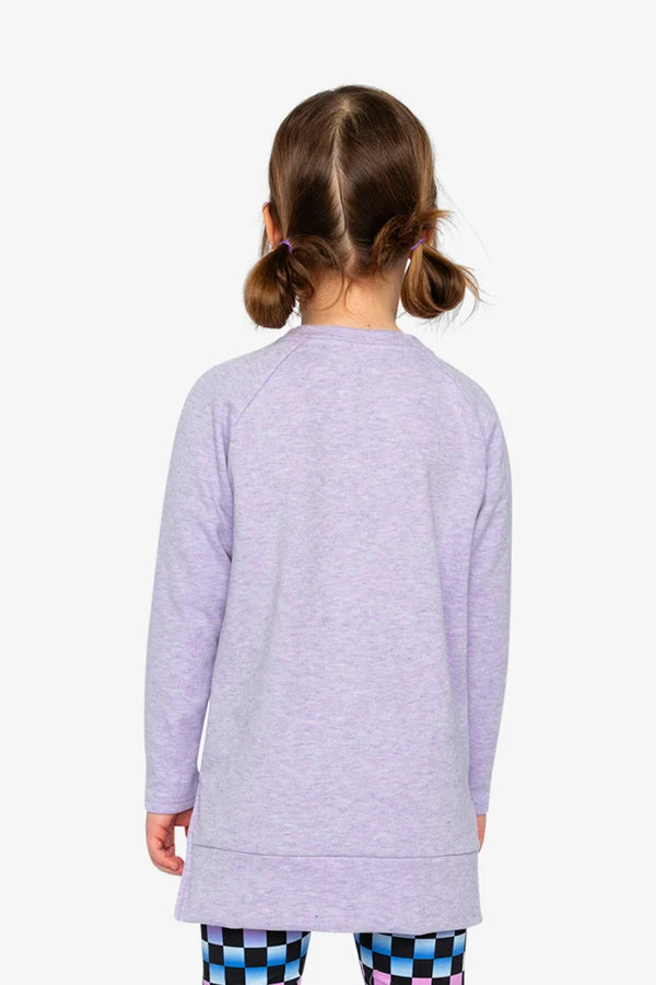 Deux Par Deux Girls Tunic   J20L76   Violet Tulip