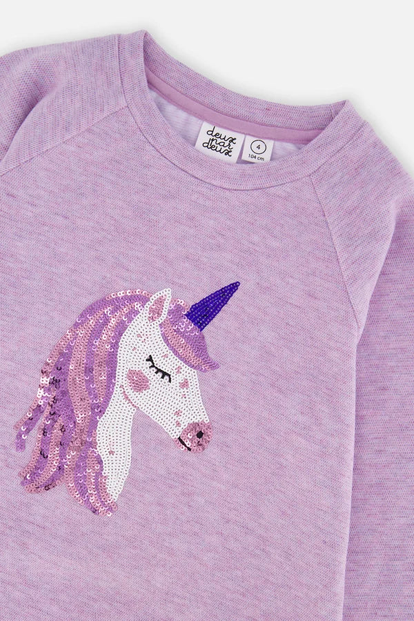 Deux Par Deux Girls Tunic   J20L76   Violet Tulip