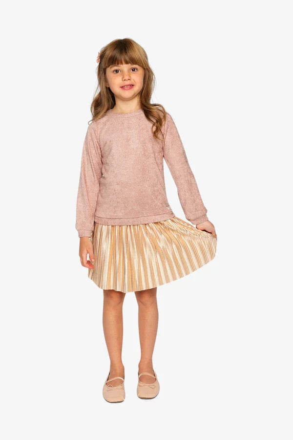 Deux Par Deux Girls Fancy Dress   J20Q92   Pink Dogwood