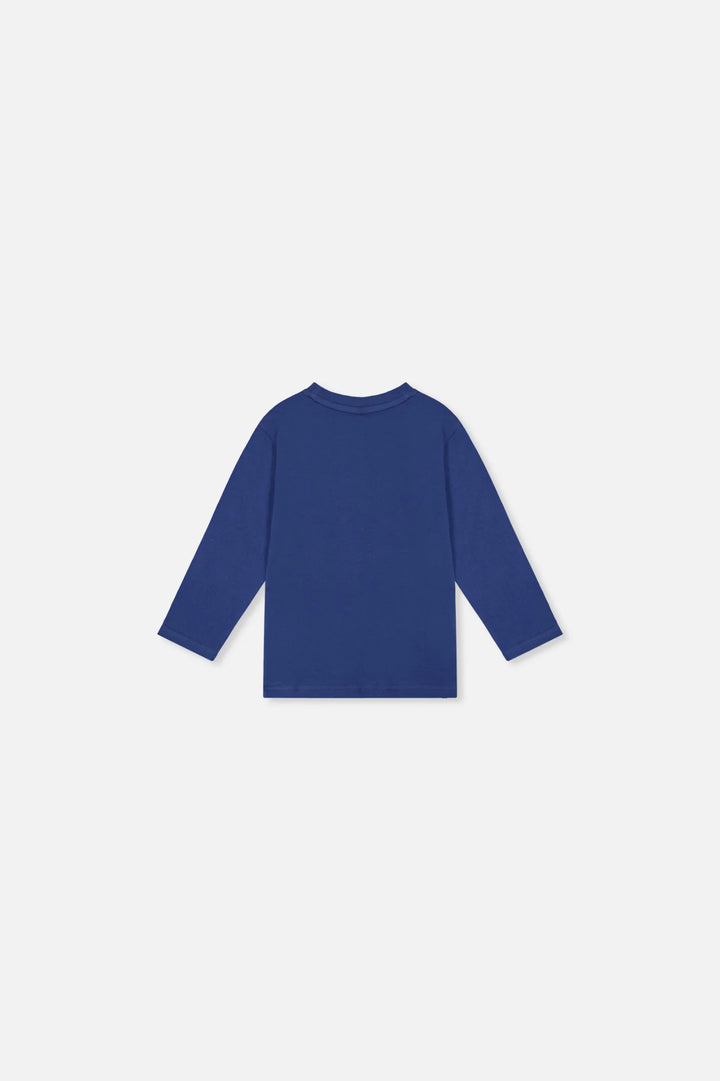 Deux Par Deux Baby Boy Long Sleeve Tee   J20S70B   True Navy