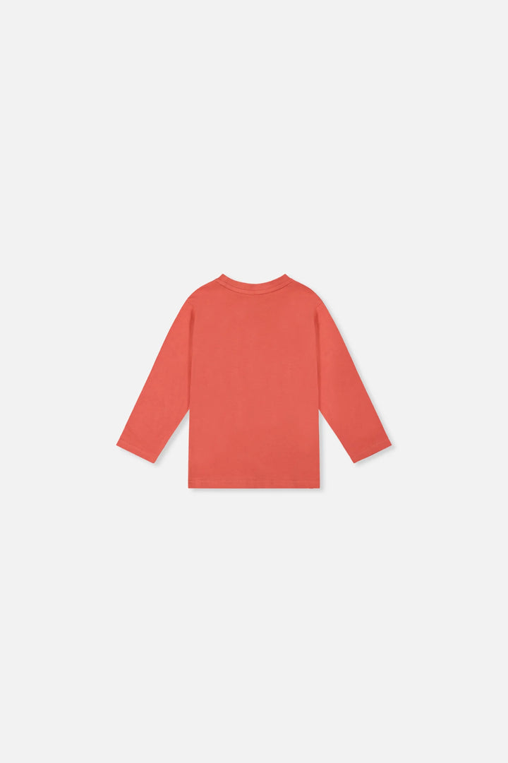 Deux Par Deux Baby Boy Long Sleeve Tee   J20S70B   Faded Rose