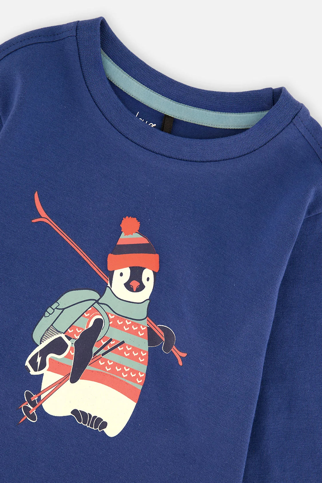 Deux Par Deux Boys Long Sleeve Tee   J20S70   True Navy