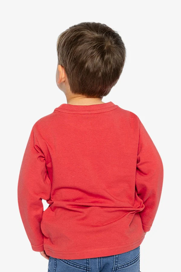 Deux Par Deux Boys Long Sleeve Tee   J20S70   Faded Rose