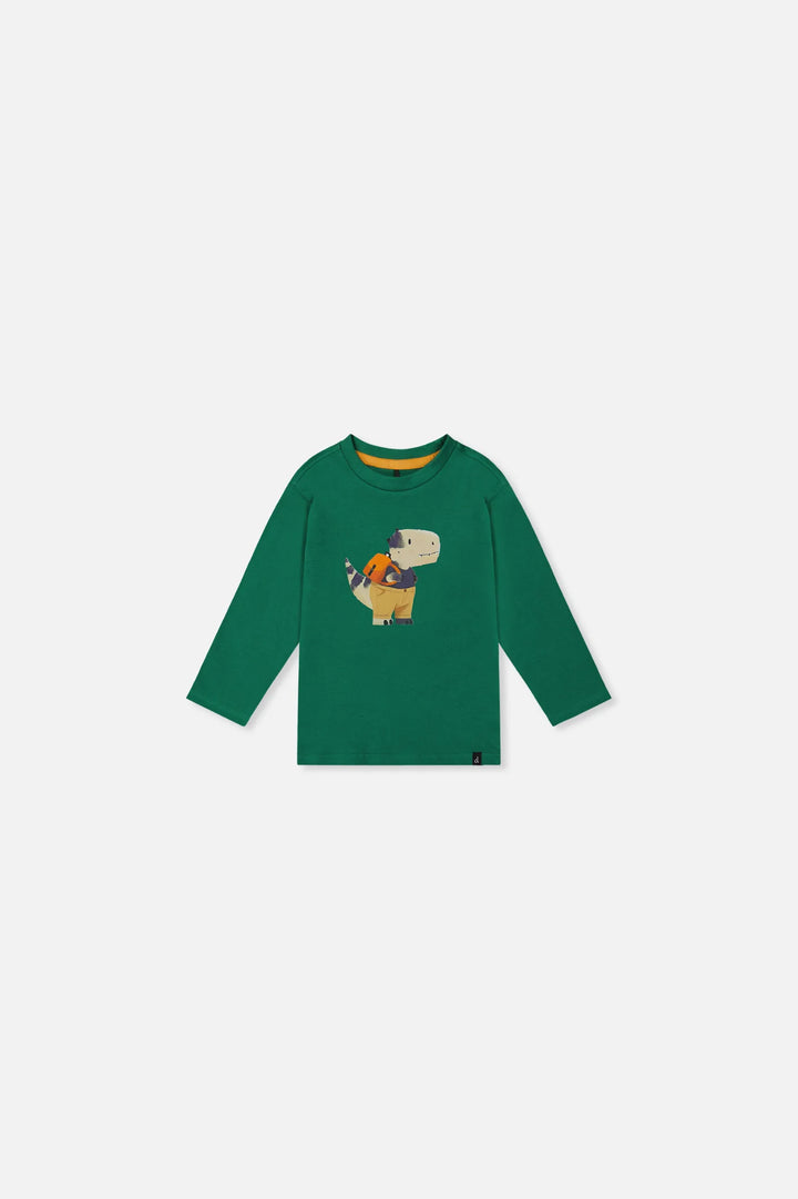 Deux Par Deux Baby Boy Long Sleeve Tee   J20T70B   Fir