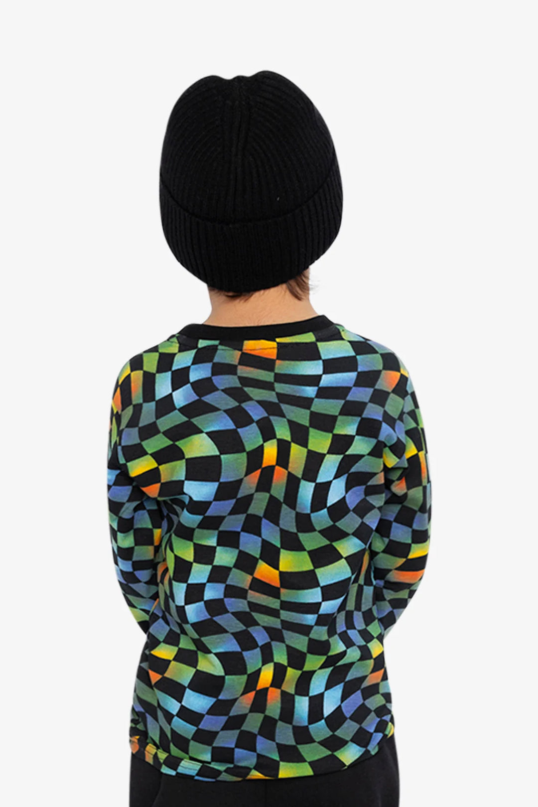 Deux Par Deux Boys Long Sleeve Tee   J20U70   Printed Multicolor