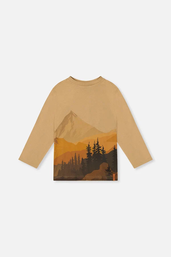 Deux Par Deux Boys Long Sleeve Tee  J20U73   Cornstalk