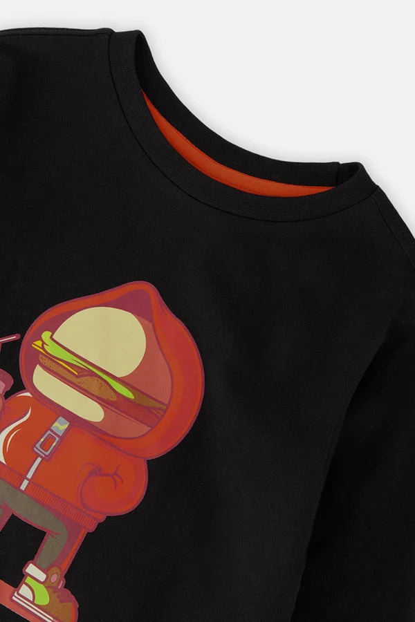 Deux Par Deux Boys Long Sleeve Tee  J20U73  Anthracite