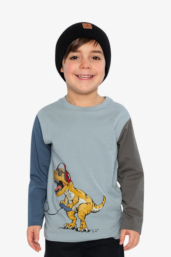 Deux Par Deux Boys Long Sleeve Tee   J20U74   Arona