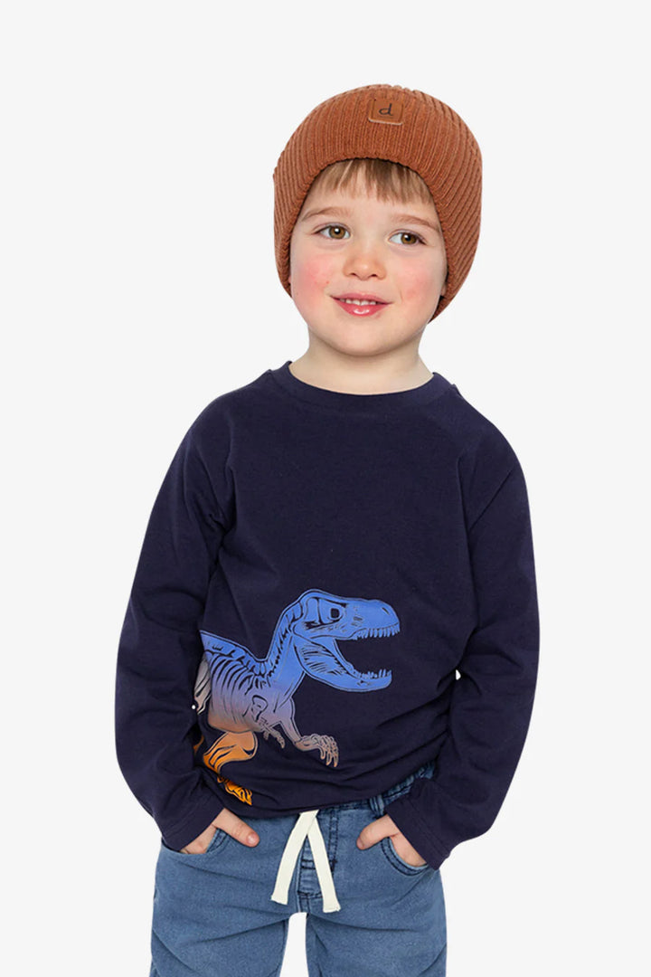 Deux Par Deux Boys Long Sleeve Tee   J20U74  Peacoat