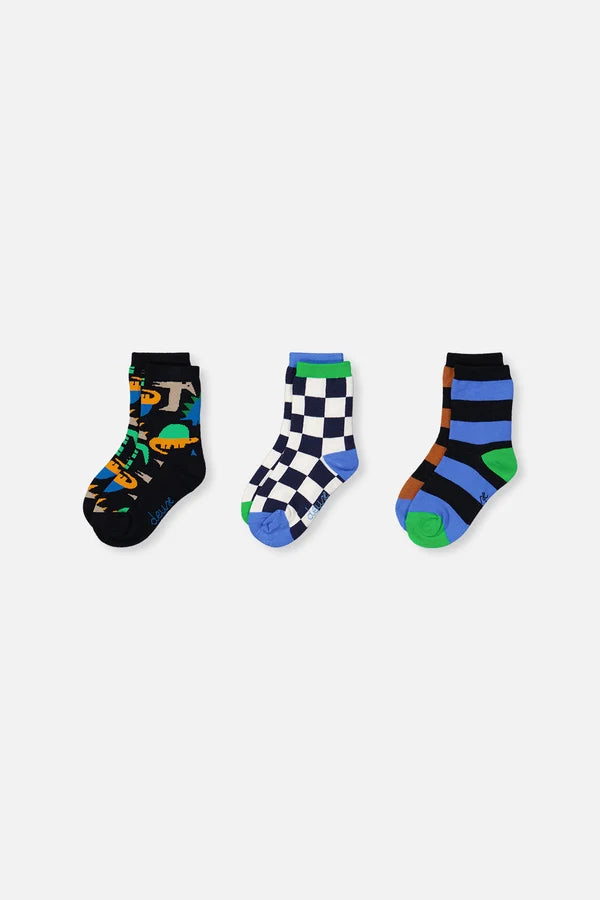 Deux Par Deux Boys Sock Set   J20YBS   Peacoat