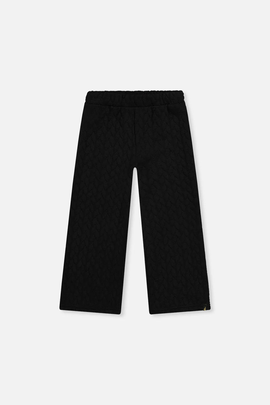 Deux Par Deux Girls Wide Leg Jacquard Pants   J20YG22   Anthracite