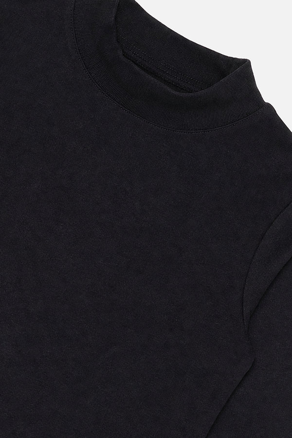 Deux Par Deux Girls Brushed Ribbed Crew Neck Top   J20YG72   Anthracite