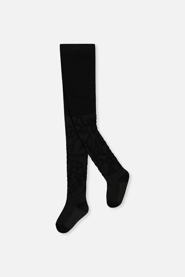 Deux Par Deux Girls Knit Tights   J20YGT   Anthracite