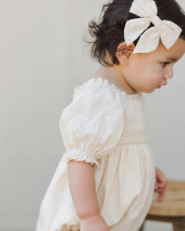 Noralee Baby Girl Hazel Romper   NL108JGKN   Natural