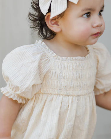 Noralee Baby Girl Hazel Romper   NL108JGKN   Natural