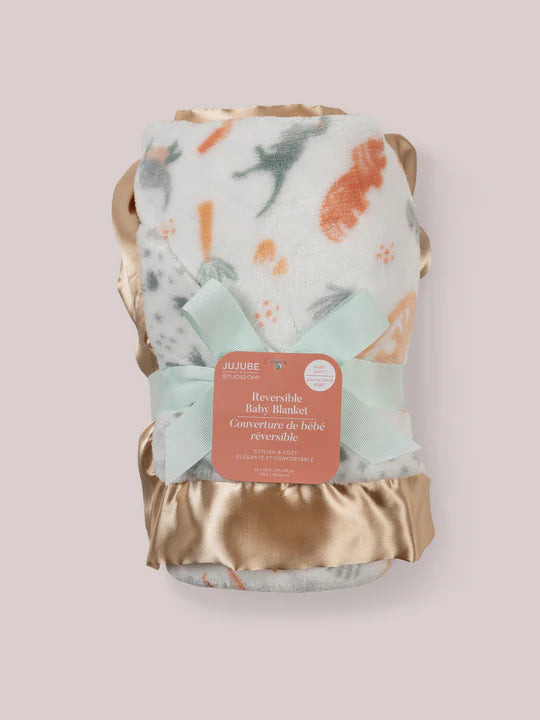 Jujube Reversible Baby Blanket  -  Roarsome