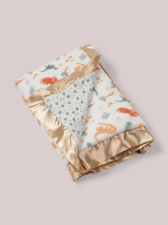 Jujube Reversible Baby Blanket  -  Roarsome