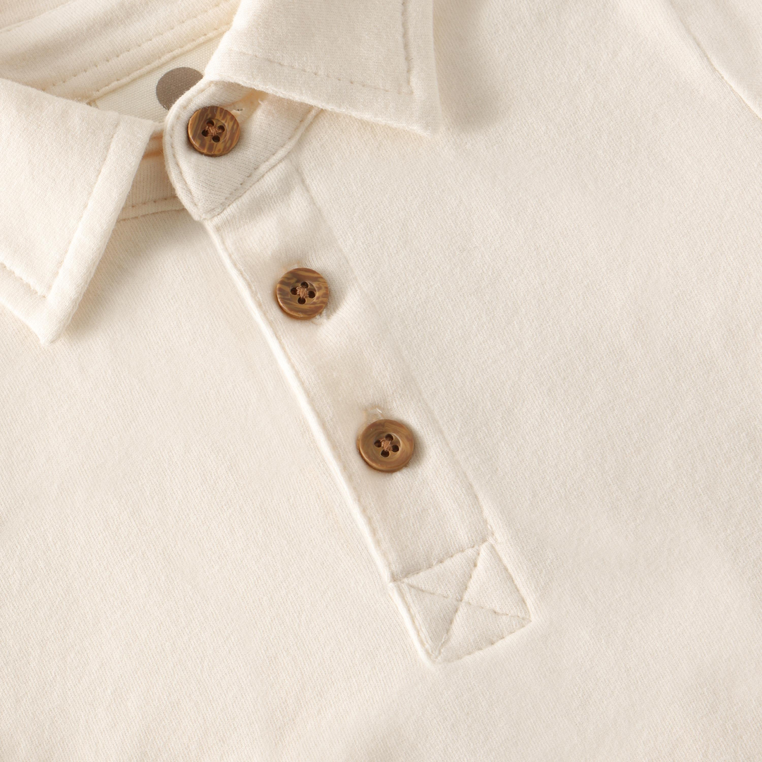 Enfant Baby Boy Long Sleeve Polo Bodysuit   215424-1730