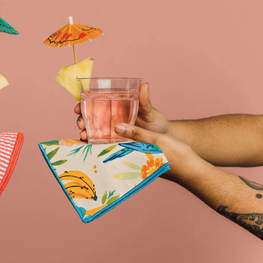 Danica Tropical Trove Cocktail Napkin Set/4