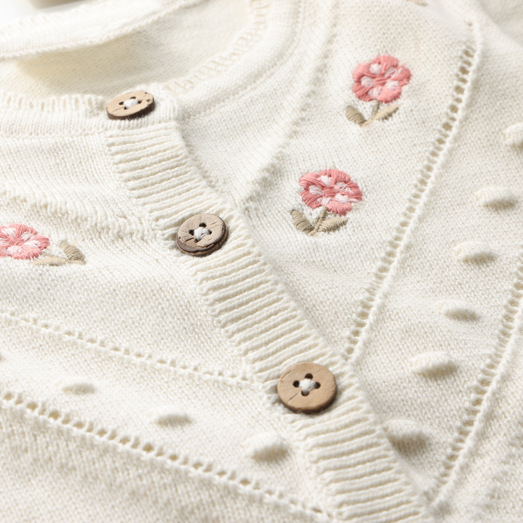 Minymo Baby Girl Knit Cardigan   114324-1271