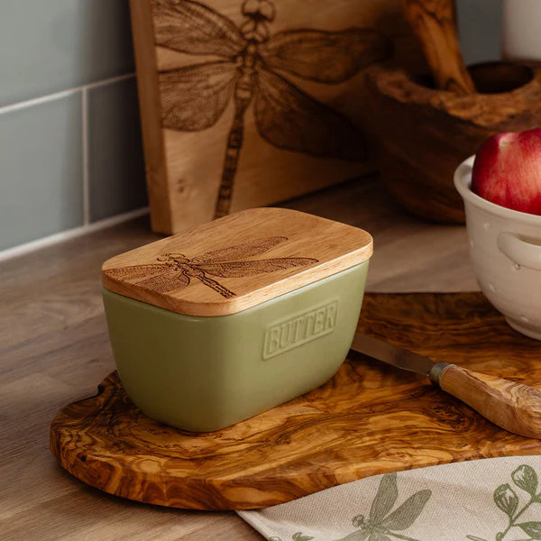 Selbrae Sage Butterdish - Dragonfly