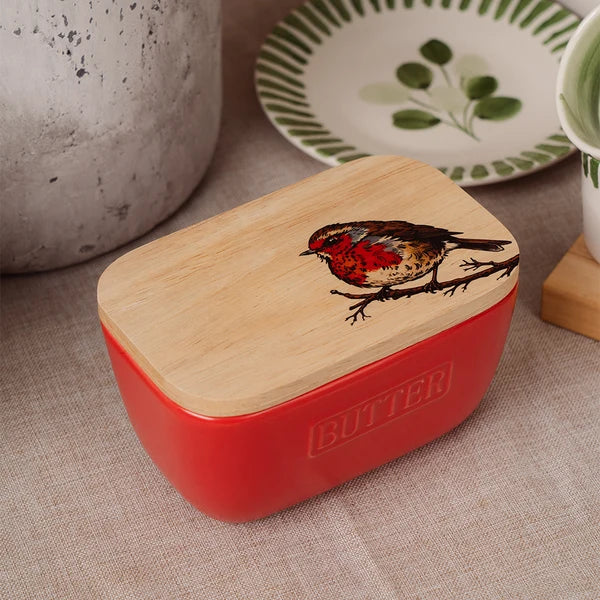 Selbrae House Robin Butter Dish