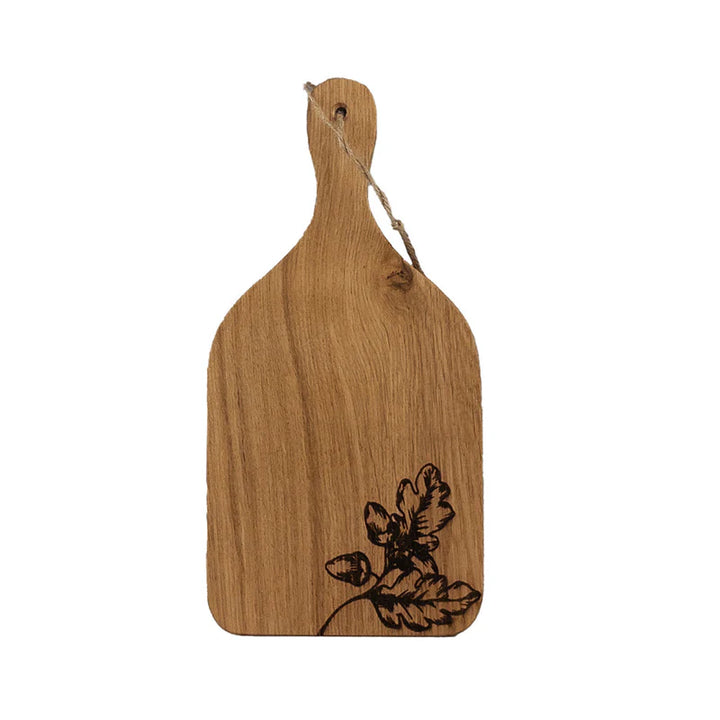 Selbrae Small Oak Hanging Paddle  -  Autumn Acorns