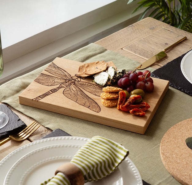 Selbrae Oak Serving Board  - Dragonfly