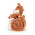Jellycat Bashful Fox Cub Blankie   BLNK2FXC