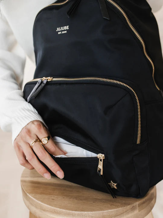 JuJuBe Everyday Backpack/Diaper Bag  - Black