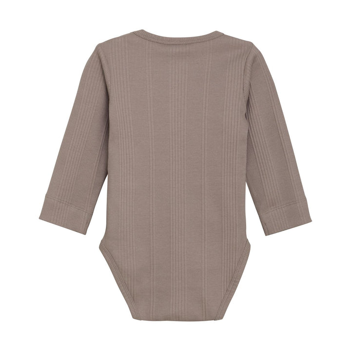 Enfant Baby Boy Long Sleeve Ribbed Onesie   215351-2213