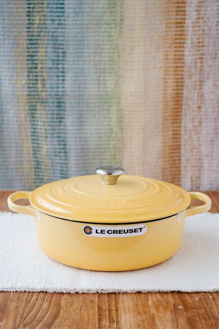 Le Creuset 6.2L Shallow Round Dutch Oven - Chamomille