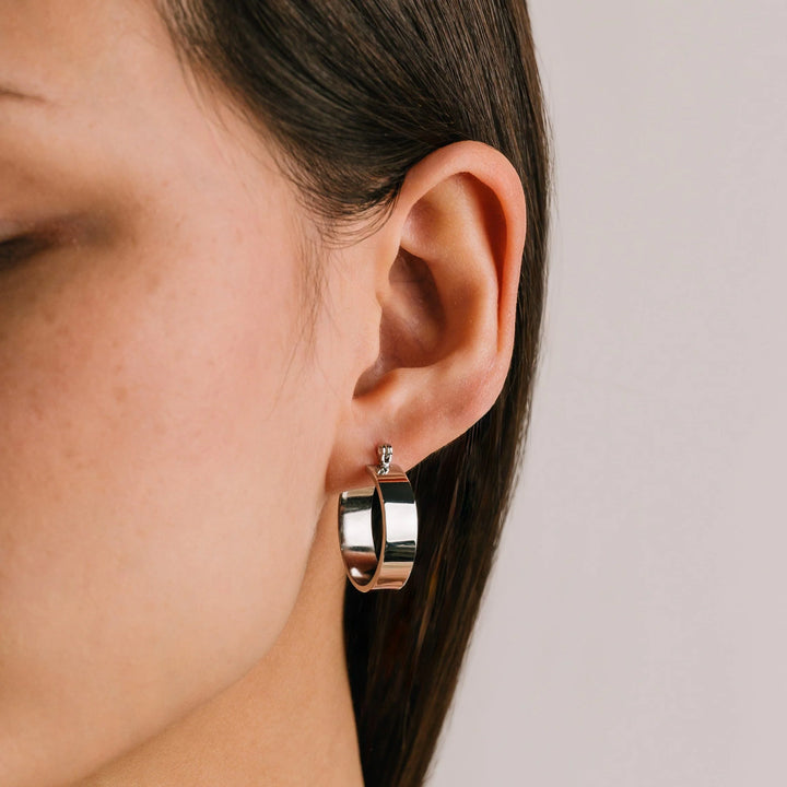 Lovers Tempo Khloe Hoop Earring - Silver