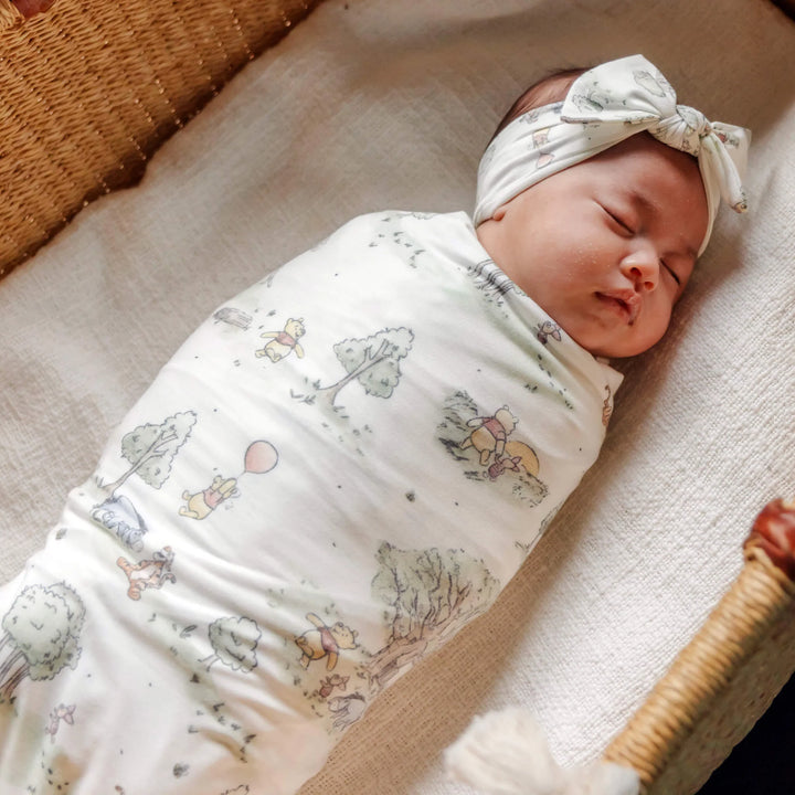 Copper Pearl Swaddle Blanket  Hundred Acre Wood