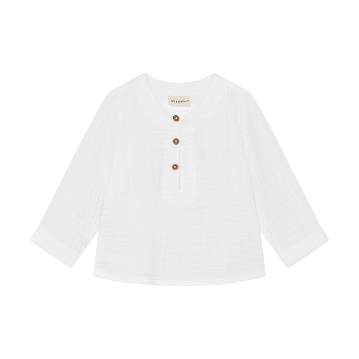 Minymo Baby Cotton Gauze Long Sleeve Shirt   114311-1450