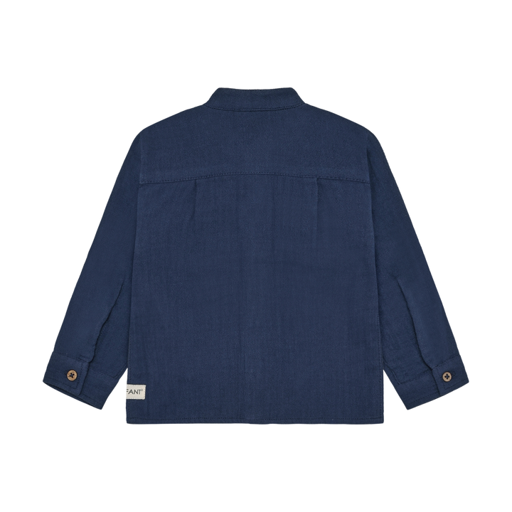 Enfant Baby Boy Long Sleeve Muslin Shirt   215397-7649