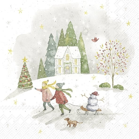 ihr Luncheon Napkin  -  Looking for Christmas