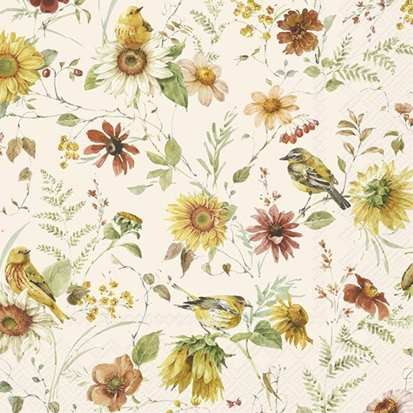 ihr Luncheon Napkin  -  Late Summer Beauties