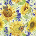 Ihr Luncheon Napkin - Sunflower & Larkspur