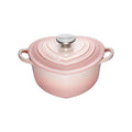 Le Creuset Heart Shaped French Oven  -  1.9L  Shell Pink