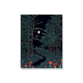 Denik Moonrise Forest Medium Layflat Lined Notebook  LFM1346L